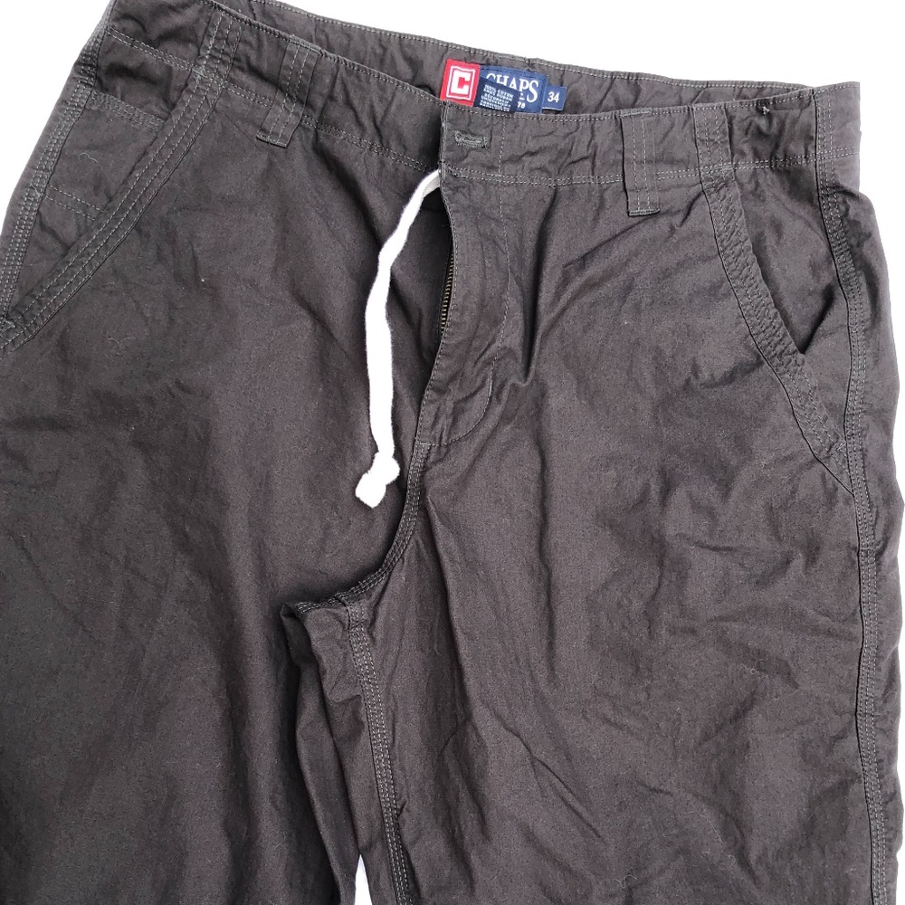 Chaps Board Shorts Mens Black, size 34